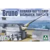  Takom BRUNO GERMAN BTTLESHIP BISMARCK TURRET B 1:72 (TAK5012)