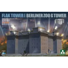  Takom FLAK TOWER I BERLINER ZOO G TOWER 1:350 (TAK6004) makett