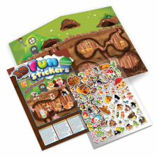 TAKTIK Vydavateľstvo, s.r.o. 3D Fun Stickers - Under the Ground gyermek- és ifjúsági könyv