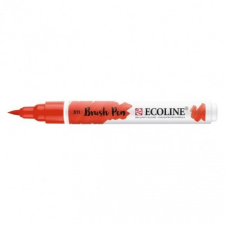 Talens Akvarell ecsetfilc , Ecoline / Brush Pen - Vermilion (1 db) filctoll, marker