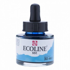 Talens Akvarellfesték koncentrátum 551, Talens Ecoline Liquid Watercolour / Sky Blue Light - (30 ml) akrilfesték