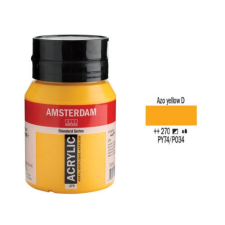 Talens Amsterdam akrilfesték, 500 ml - 270, azo yellow deep akrilfesték