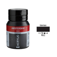 Talens Amsterdam akrilfesték, 500 ml - 735, oxide black akrilfesték