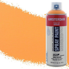 Talens Amsterdam vízbázisú akrilfesték spray, 400 ml - 253, gold yellow akrilfesték
