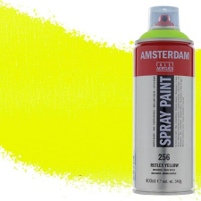 Talens Amsterdam vízbázisú akrilfesték spray, 400 ml - 256, reflex yellow akrilfesték
