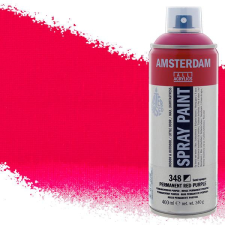 Talens Amsterdam vízbázisú akrilfesték spray, 400 ml - 348, permanent red purple akrilfesték