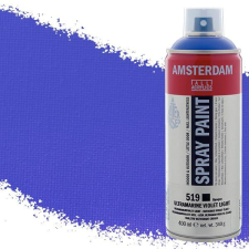 Talens Amsterdam vízbázisú akrilfesték spray, 400 ml - 519, ultramarine violet light akrilfesték