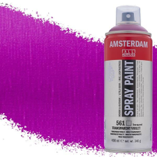 Talens Amsterdam vízbázisú akrilfesték spray, 400 ml - 561, transparent violet akrilfesték