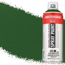 Talens Amsterdam vízbázisú akrilfesték spray, 400 ml - 622, olive green deep akrilfesték