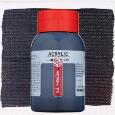 Talens Art Creation akrilfesték, 750 ml - 701, Ivory black akrilfesték