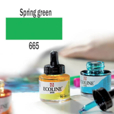 Talens Ecoline akvarellfesték koncentrátum, 30 ml - 665, spring green akvarell