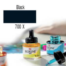 Talens Ecoline akvarellfesték koncentrátum, 30 ml - 700, black akvarell