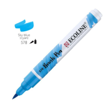 Talens Ecoline Brush Pen akvarell ecsetfilc - 578, sky blue cyan akvarell