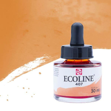 Talens Ecoline folyékony akvarell festék, 30 ml - 407, deep ochre akvarell