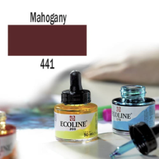 Talens Ecoline folyékony akvarell festék, 30 ml - 441, mahogany akvarell