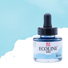Talens Ecoline folyékony akvarell festék, 30 ml - 580, pastel blue akvarell