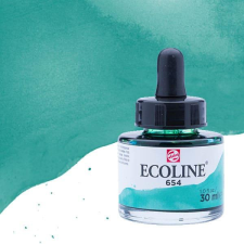 Talens Ecoline folyékony akvarell festék, 30 ml - 654, fir green akvarell