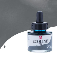 Talens Ecoline folyékony akvarell festék, 30 ml - 706, deep grey akvarell