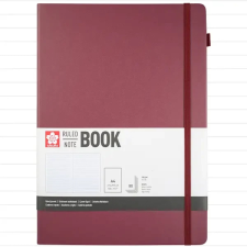 Talens Sakura Ruled Note Book vonalas jegyzetfüzet - A4, mulberry füzet