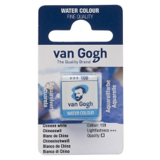 Talens Van Gogh szilkés akvarellfesték, 1/2 szilke - 108, chinese white akvarell