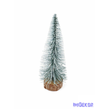  Talpas fenyőfa 15cm - Hamvas karácsonyi dekoráció