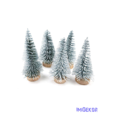  Talpas fenyőfa 6cm 6db/cs - Hamvas dekorációs kellék