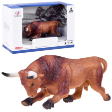  Támadó vörös bika figura játékfigura