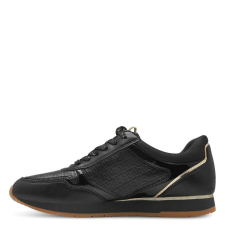 Tamaris női sportos fűzős cipzáras sneaker félcipő fekete 23603-42-098 07388 női cipő
