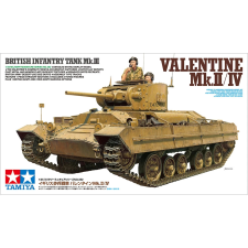 tamiya 1/35 Brit Gyalogság Mk.III Valentine Mk.II/IV tank modell makett