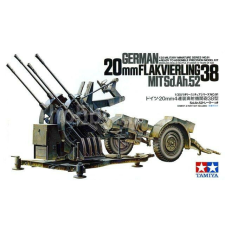  Tamiya 1:35 German 20mm Flakvierling 38 (35091) makett