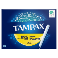 Tampax Regular Tampon Kartonból Készült Applikátorral, 18 db intim higiénia