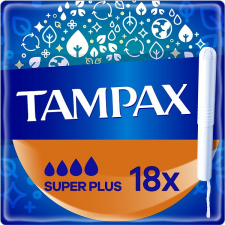 Tampax Super Plus Tampon papír applikátorral 18 db intim higiénia
