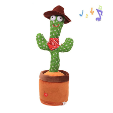 Táncoló kaktusz, interaktív játék cowboy játékfigura