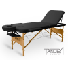  TANDEM Basic-3 összecsukható favázas masszázságy Szín: fekete