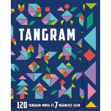 Tangram - 120 Tangram minta és 7 mágneses elem mágneses építőjáték