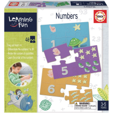 Tanuljunk szórakozva - Számok oktatójáték puzzle, kirakós