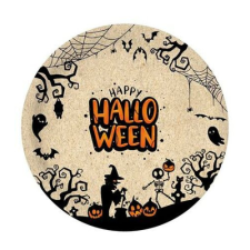 . Tányér, papír, 23 cm, "Halloween" party kellék