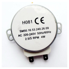  Tányérforgató motor H081 4W, fémtengely kisháztartási gépek kiegészítői