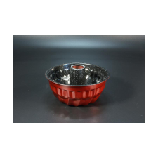  Tapadásmentes fém kuglófsütő forma 23 cm piros sütés és főzés