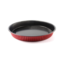 Tapadásmentes pite forma, kerek, piros - 25 cm sütés és főzés