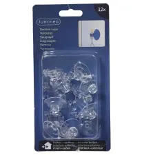  Tapadó korong LED izzóhoz 3cm 12db-os dekorációs kellék