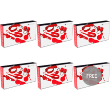  TAPASZTALAT - BDSM FÉTIS KÉSZLET PIROS SOROZAT 5+1 INGYENES bilincs, kötöző