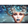  Tapéta Absztrakt női fej2, 300 x 200 cm
