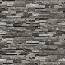  Tapéta Fekete kőfal, 400 x 250 cm tapéta, díszléc és más dekoráció