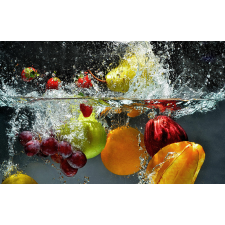  Tapéta Gyümölcsök a vízben, 300 x 200 cm tapéta, díszléc és más dekoráció