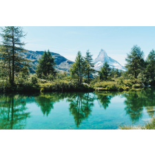  Tapéta Natura171 Tó, erdő és hegy, 350 x 200 cm tapéta, díszléc és más dekoráció