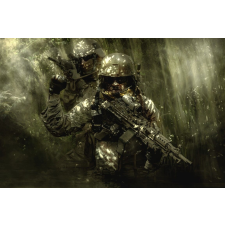  Tapéta, Portré64, Katonák a dzsungelben, 400 x 250 cm tapéta, díszléc és más dekoráció