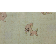  Tapéta simplex Puzzle sárga tapéta, díszléc és más dekoráció