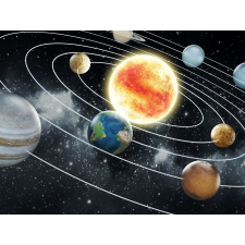  Tapéta Universe - naprendszer, 300 x 250 cm tapéta, díszléc és más dekoráció