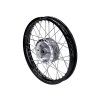  Tárcsás kerék 1,60 x 16 alumínium fekete Simson S50, S51, S53, S70, S83, KR51/1, KR51/2 Schwalbe, SR4-1 Spatz, SR4-2 Star, SR4-3 Sperber, SR4-4 Habicht motorokhoz